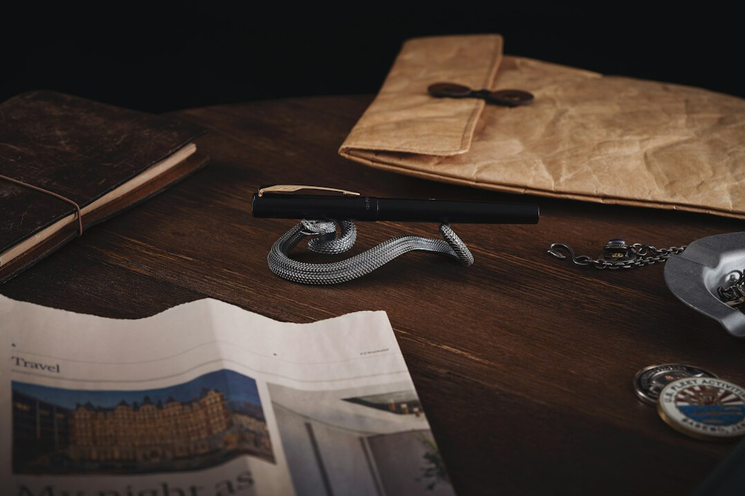 open mystery novel on table