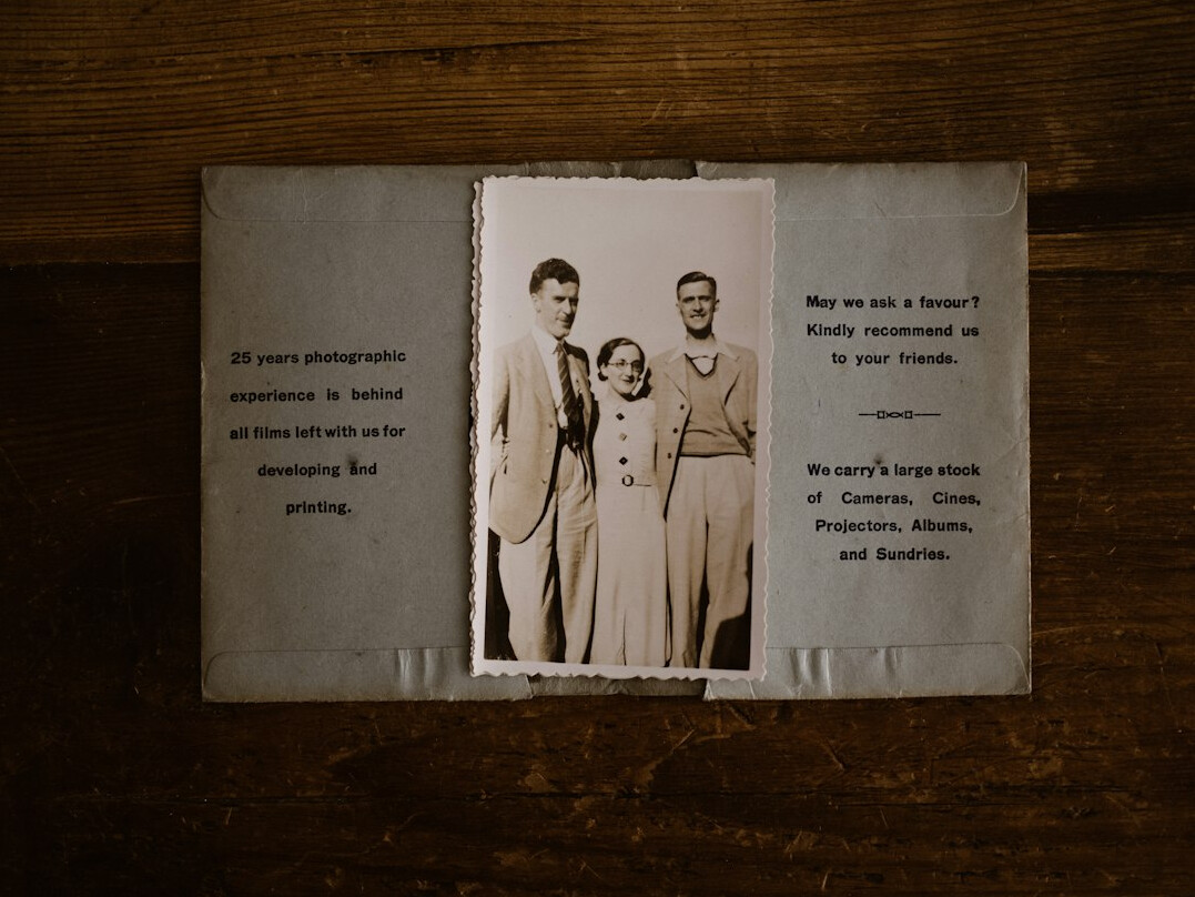 old family photo album